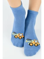 CHLAPECKÉ BAVLNĚNÉ PONOŽKY SE SILIKONEM SB009