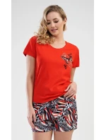 Dámské pyžamo šortky Motýli