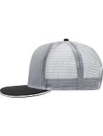 Daiber MB 6635 6 panelová Pro síťovaná sandwich kšiltovka 03.6635 light grey/black