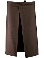 Kariban K 887 Barová zástěra středně dlouhá 20.K887 chocolate