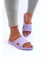 Klasické Dámské Žabky Fialové Juniria