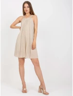 Šaty DHJ SK 0010.35 světle béžová