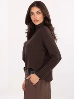 Jumper IT SW 8003.18P tmavě hnědý