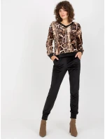 Dámský komplet RP KMPLčerný a béžový