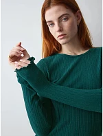 Halenka Versatile Rib Top LSL zelená Green - TRIUMPH