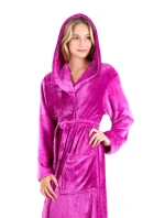 Dámský župan Siena s kapucí 3156 fuchsiová - Vestis Dámský župan Siena s kapucí 3156 fuchsiová - Vestis