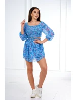 Modrá květinová sada Modrá květinová sada