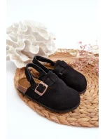 Dětské Černé Sandály Na Platformě Z Korku Vulagia