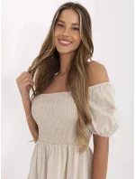 MI SK šaty A2561.89 béžové MI SK šaty A2561.89 béžové