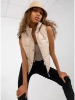 Dámská vesta NM KZ D2 3815-62.83 Světle béžová - FPrice