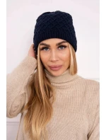 Fleecová čepice K204 tmavě modrá - Oliwier