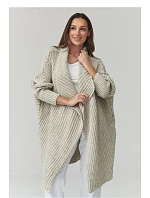 Svetr na zapínání  model 226880 Makadamia