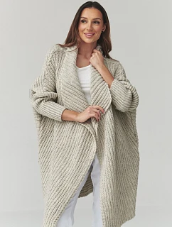 Svetr na zapínání  model 226880 Makadamia