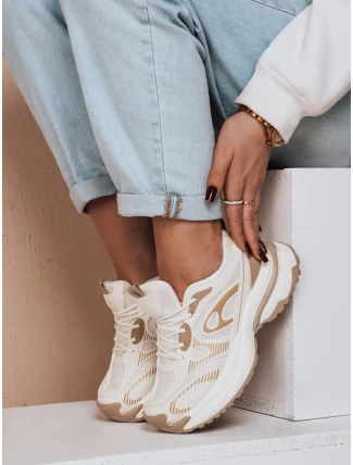 Dámská sportovní obuv na platformě AIRBOOS beige FashionStreet ZY0625