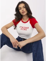 Tričko NM TS V7939.50 bílé a červené