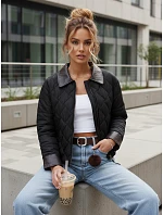Dámská přechodná bunda TY5622 černá - FashionStreet Dámská přechodná bunda TY5622 černá - FashionStreet