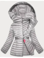 Vypasovaná šedá dámská bunda (GT-212) Vypasovaná šedá dámská bunda (GT-212)