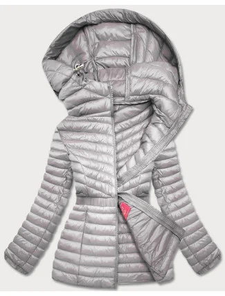 Vypasovaná šedá dámská bunda (GT-212) Vypasovaná šedá dámská bunda (GT-212)