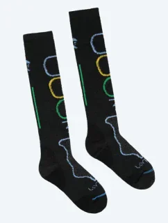 Třívrstvé dámské ponožky Lorpen Stmw 1157 Black