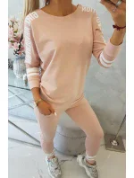 Girl Revolution set tmavě pudrově růžový