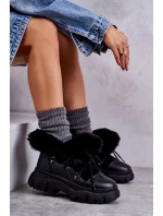 Teplé boty Trappers Černá Charles Teplé boty Trappers Černá Charles