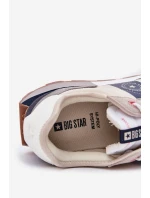 Semišové Pánské Tenisky Na Platformě Big Star RR174471 Hi-Poly System Šedé