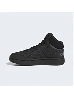 Unisex junior kotníčková obuv Hoops Mid 3.0 K Jr HR0228 Černá - Adidas Unisex junior kotníčková obuv Hoops Mid 3.0 K Jr HR0228 Černá - Adidas