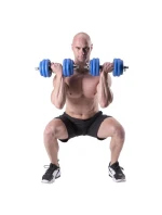 HMS SGG30 BAR sada závaží 2 v 1 (činka a činky) 30 kg