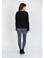 Kylie SWE 117 Svetr černý - MKMSwetters Kylie SWE 117 Svetr černý - MKMSwetters