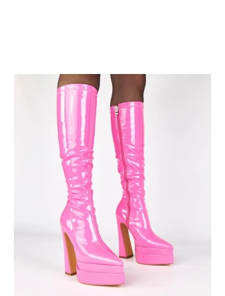 Kozačky na podpatku  model 221358 Solea