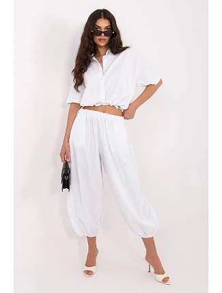 Kordové kalhoty model 226234 Italy Moda