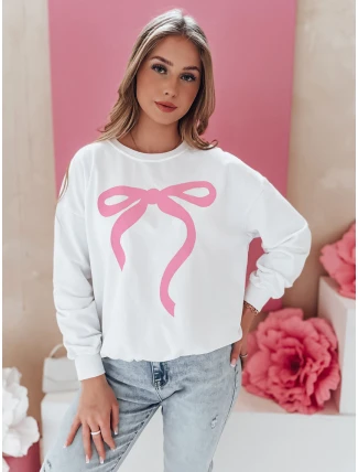 Dámská oversize mikina SOFTTIE bílá FashionStreet BY1358