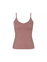 Dámský top ZERO Feel 2.0 Spaghetti Top - BROWN - hnědý 1141 - SLOGGI