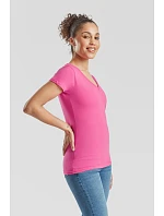 Fruit of the Loom Lady-Fit Valueweight V-Neck T Dámské tričko s výstřihem do V 16.1398 heather grey Fruit of the Loom Lady-Fit Valueweight V-Neck T Dámské tričko s výstřihem do V 16.1398 heather grey