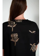 Vamp - Vyšívané šaty s krátkými rukávy 20457 - Vamp