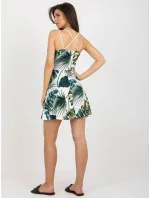 NM SK šaty V6659 1.86 bílá a zelená NM SK šaty V6659 1.86 bílá a zelená