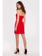 Dámské šaty K131 Červená - Makover Dámské šaty K131 Červená - Makover
