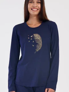 Dámské pyžamo dlouhé Peří