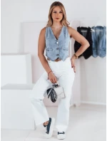 Dámská krátká džínová vesta BLUEGEM FashionStreet TY4796