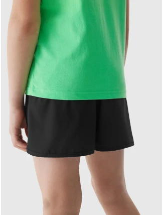 Chlapecké plážové šortky 4F - černé Chlapecké plážové šortky 4F - černé