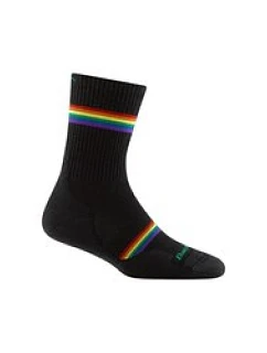 Dámské ponožky Darn Tough Prism Micro Crew Lightweight with Cushion – černé, velikost: S