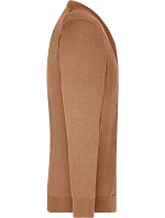 Daiber JN 661 Pánský pletený cardigan s výstřihem do V 02.0661 camel Daiber JN 661 Pánský pletený cardigan s výstřihem do V 02.0661 camel
