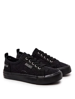 Prolamované Tenisky Big Star JJ374011 Černé