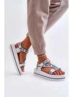 Dámské sandály na platformě Big Star NN274A526 Bílé