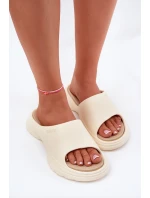 Dámské Pěnové Sandály Big Star RR274A579 Béžové