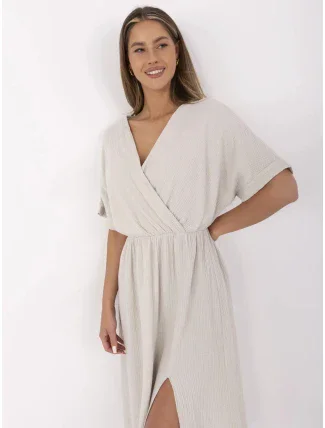 Šaty MI SK 121008.84 béžové Šaty MI SK 121008.84 béžové