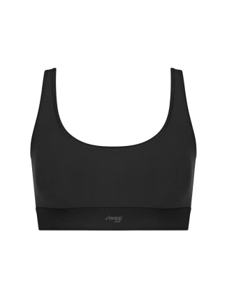 Dámský top EVER Ease Top - BLACK - černý 0004 - SLOGGI Dámský top EVER Ease Top - BLACK - černý 0004 - SLOGGI