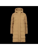 Dámská zimní dlouhá bunda CMP s kapucí, nepromokavá, zateplená, béžová (34K0096/P814) Dámská zimní dlouhá bunda CMP s kapucí, nepromokavá, zateplená, béžová (34K0096/P814)