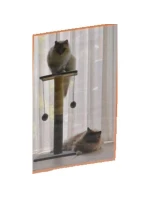 ŠKRÁBACÍ STROM PRO KOČKY 59CM 2 KOULE