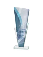 Skleněná trofej s barevným potiskem LuxorJet Skleněná trofej s barevným potiskem LuxorJet